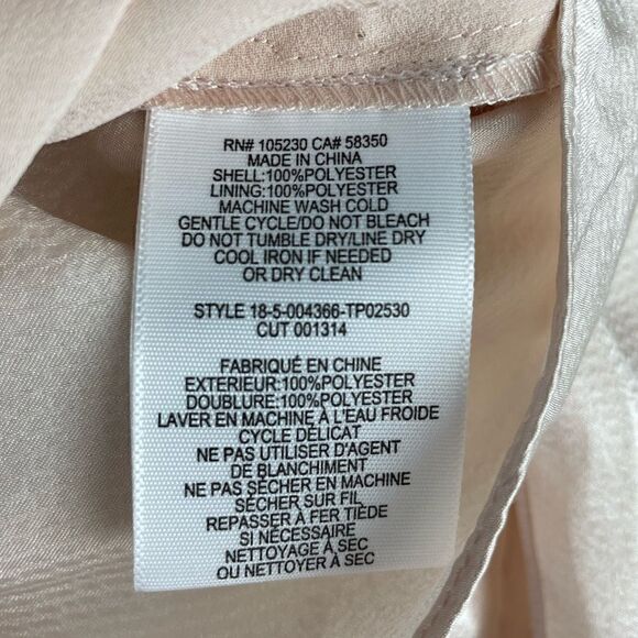 NWT Josie Natori Shimmer Button Down Top Size S - Picture 7 of 7